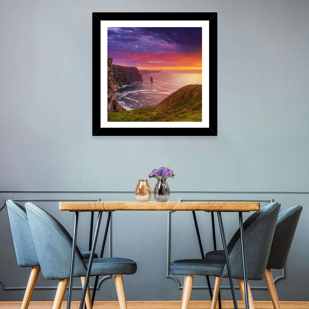 Cliffs of Moher Sea Stack at Sunset Wall Art