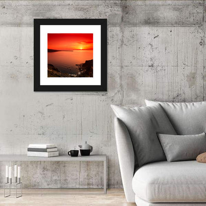 Ammoudi Bay Sunset, Oia Wall Art