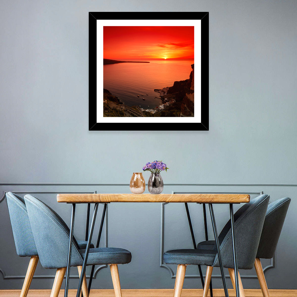 Ammoudi Bay Sunset, Oia Wall Art
