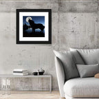 Howling Wolf at Full Moon Wall Art