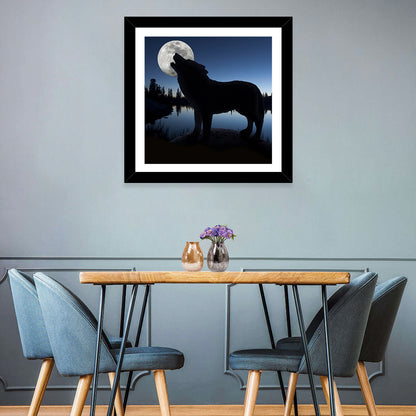 Howling Wolf Wall Art