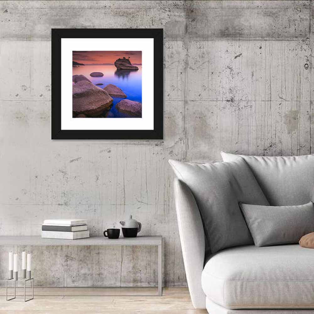 Lake Tahoe Dusk Reflection Wall Art
