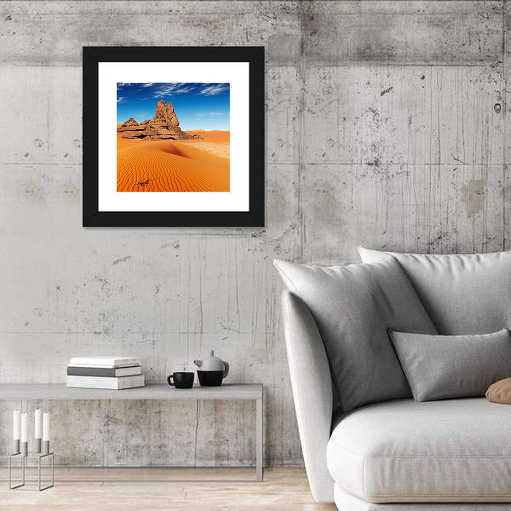 Sahara Rock Formation Landscape Wall Art