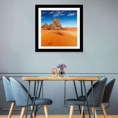 Sahara Rock Formation Landscape Wall Art