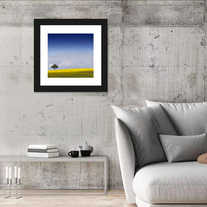 Mountain Rapeseed Field Wall Art