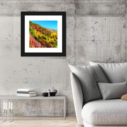 Svaneti Autumn Mountain Landscape Wall Art