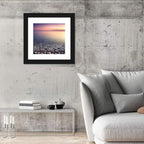 Pebbled Shore Sunset Wall Art