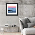 Lake Michigan Sunset with Sailboat Wall Art