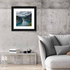 Geirangerfjord Boat Wake Wall Art