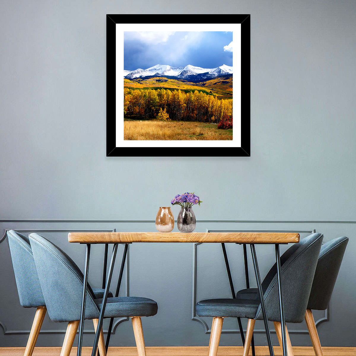 Crested Butte Autumn Mountains Wall Art