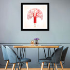 Knowledge Tree Pencil Illustration Wall Art