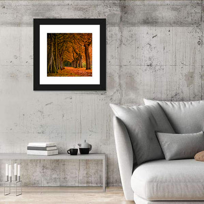 Autumn Forest Pathway Wall Art