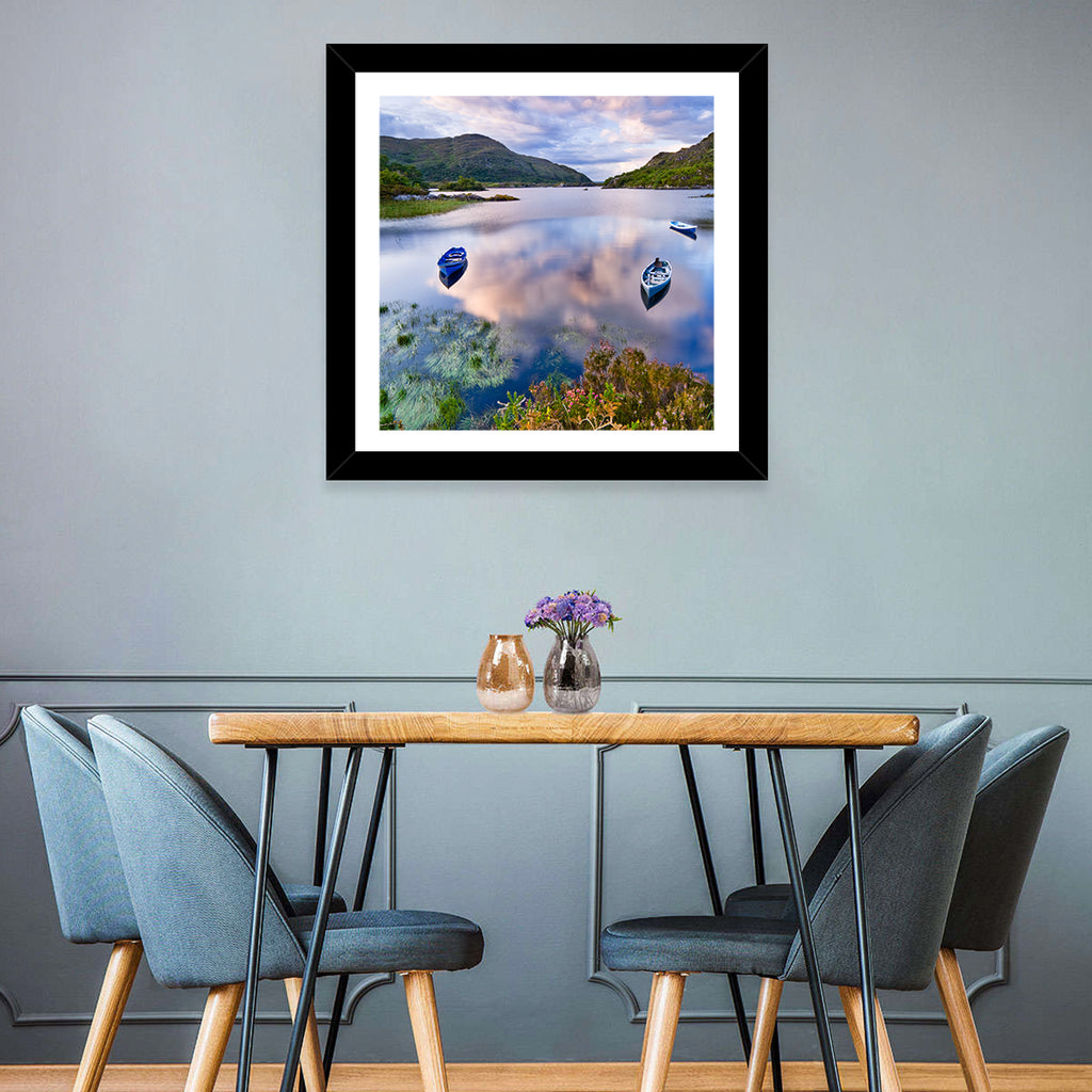 Lough Leane Rowboats at Dusk Wall Art
