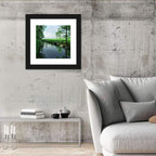 Tranquil Meadow Stream with Wildflowers Wall Art