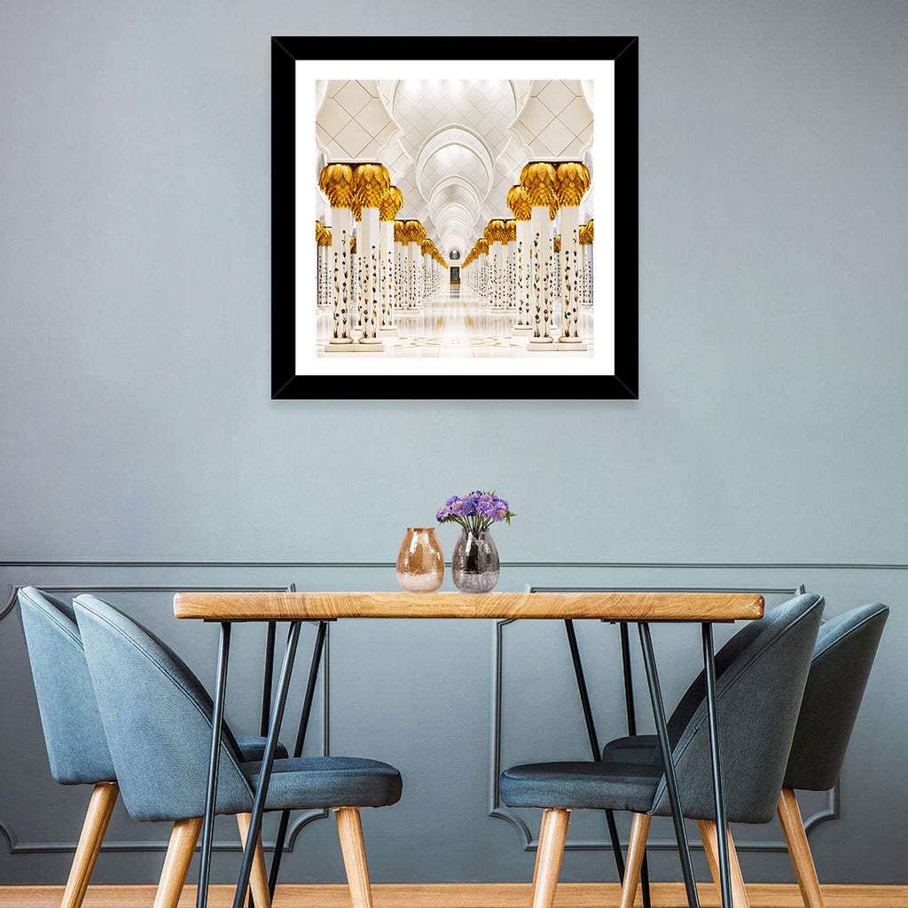 Sheikh Zayed Grand Mosque Colonnade Wall Art