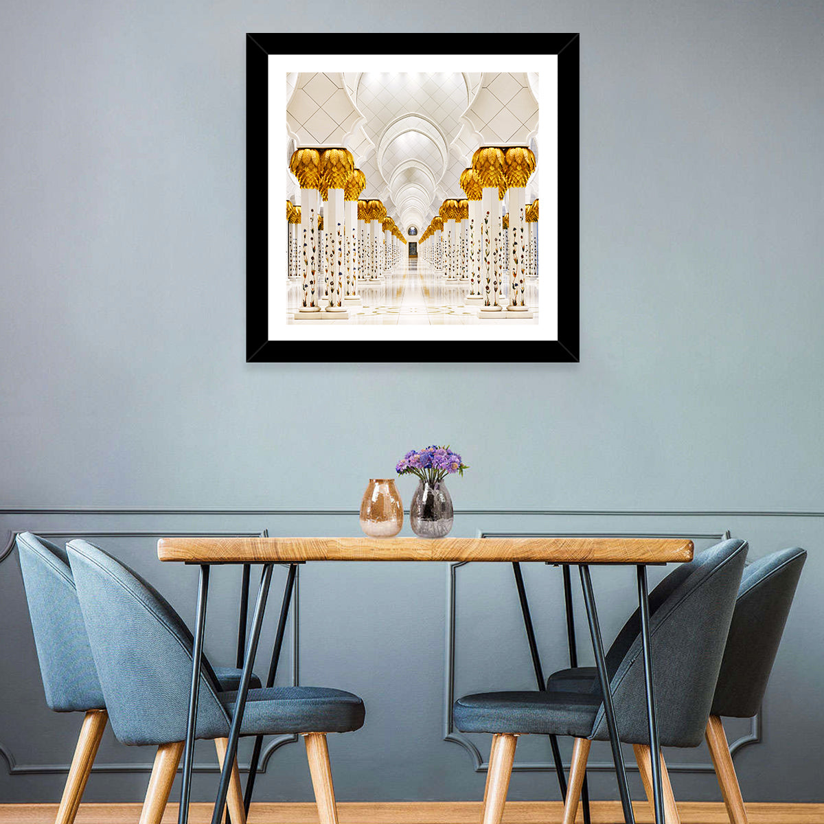 Sheikh Zayed Grand Mosque Colonnade Wall Art