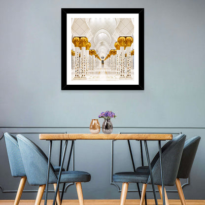 Sheikh Zayed Grand Mosque Colonnade Wall Art