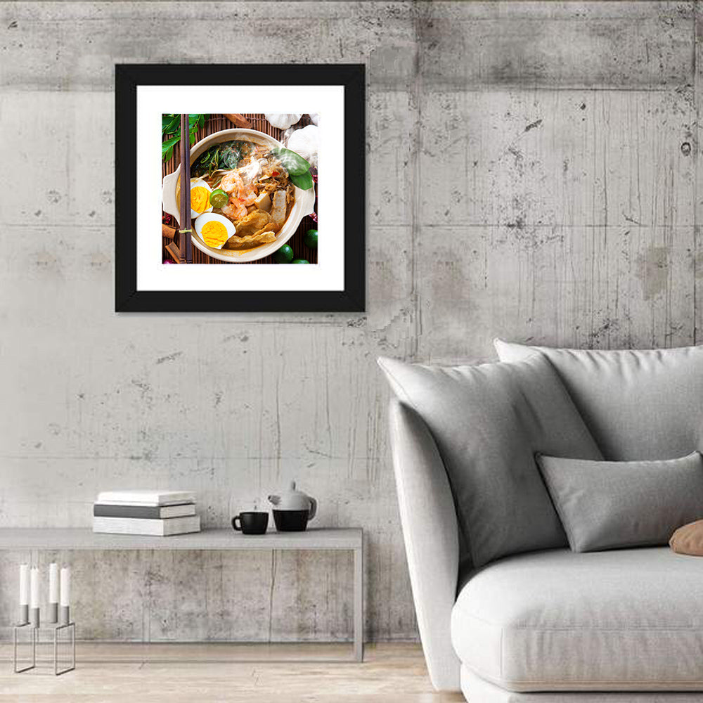 Malaysian Prawn Mee Bowl Wall Art