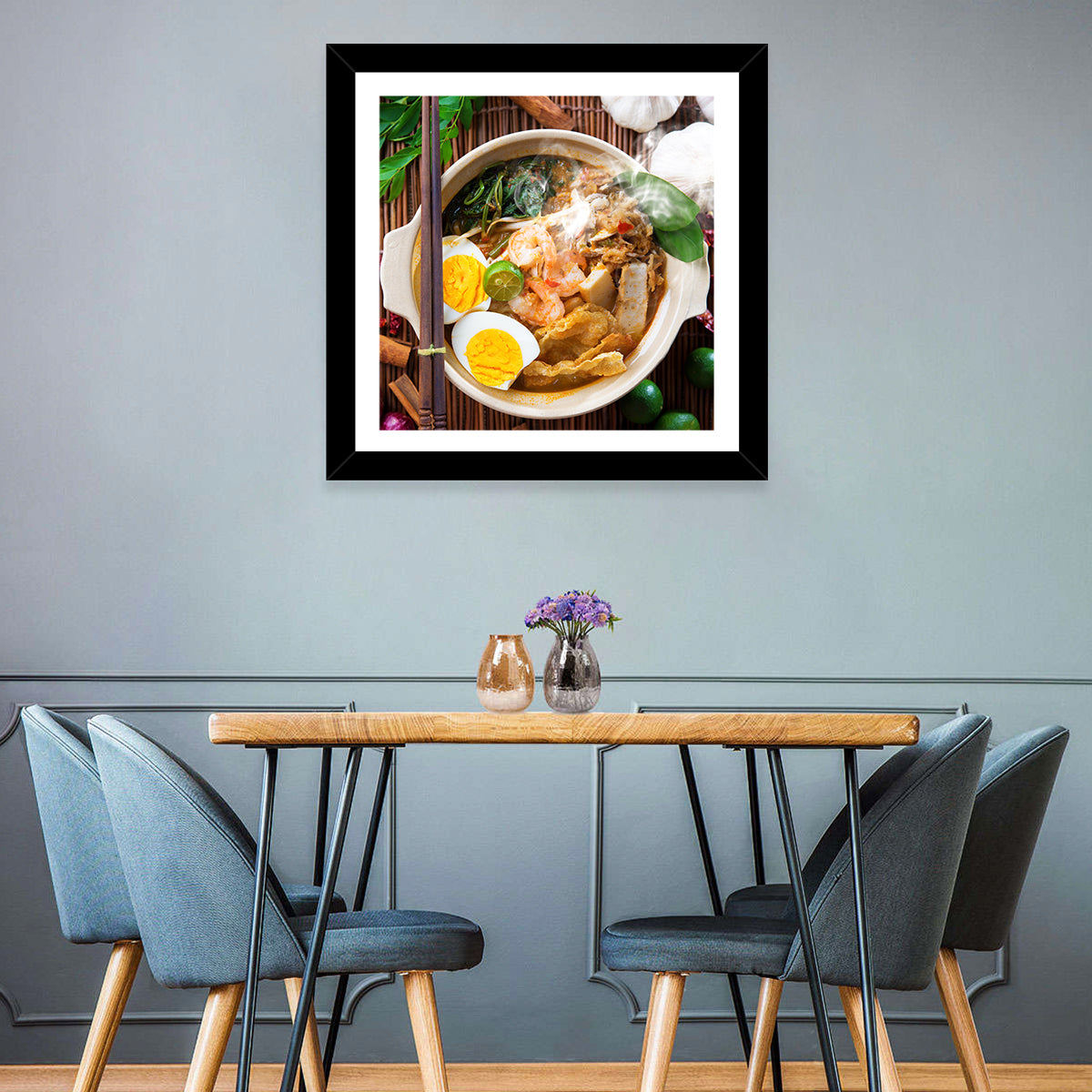 Malaysian Prawn Mee Bowl Wall Art