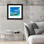 Thatched Beach Bar Pier Wall Art