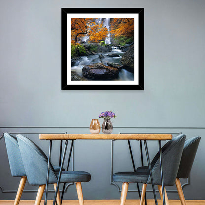Konglan Autumn Waterfall Wall Art