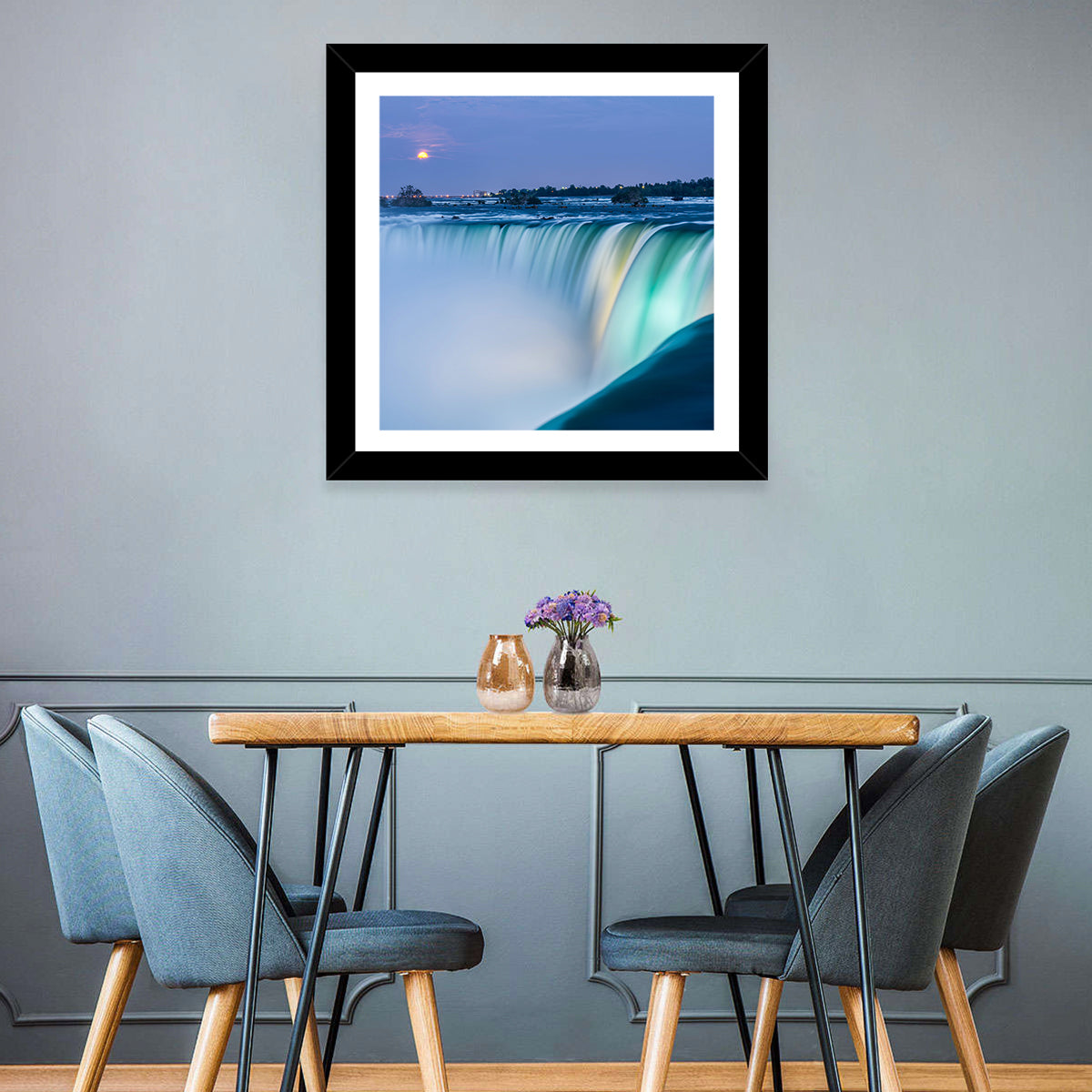 Horseshoe Falls by Moonlight Wall Art