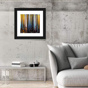 Forest Trees Abstract Wall Art