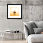 Golden Hour Oil Rig Wall Art