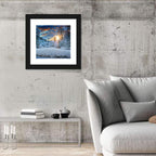 Frozen Forest Lake Wall Art