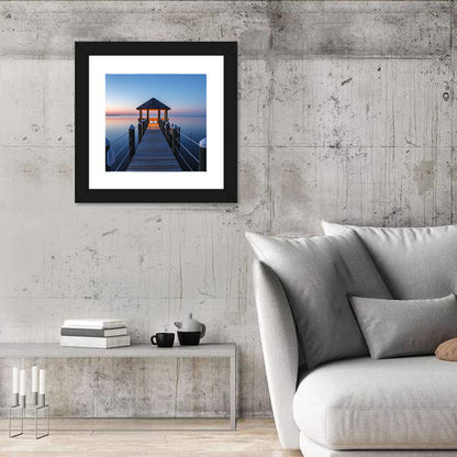 Pamlico Sound Twilight Gazebo Wall Art