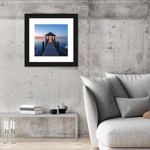 Pamlico Sound Lagoon Gazebo Wall Art