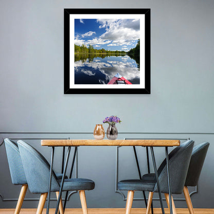 Karelia Kayak Reflection Wall Art