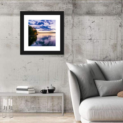 Lake Wylie Sunset Reflection Wall Art