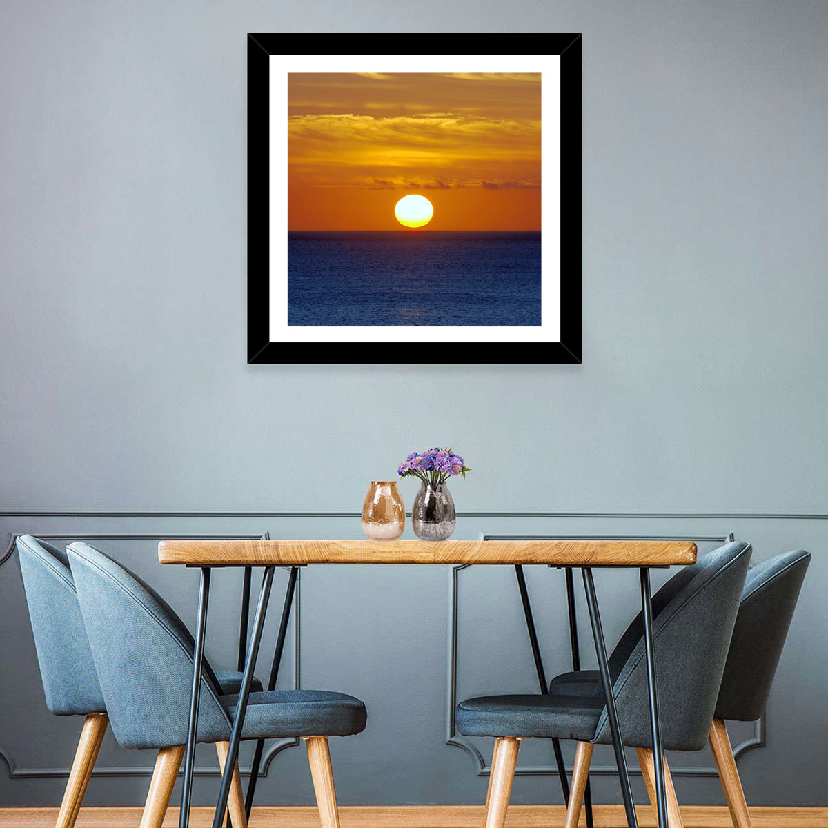 Golden Pacific Sunrise Wall Art