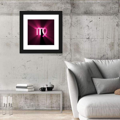 Radiant Virgo Symbol Wall Art