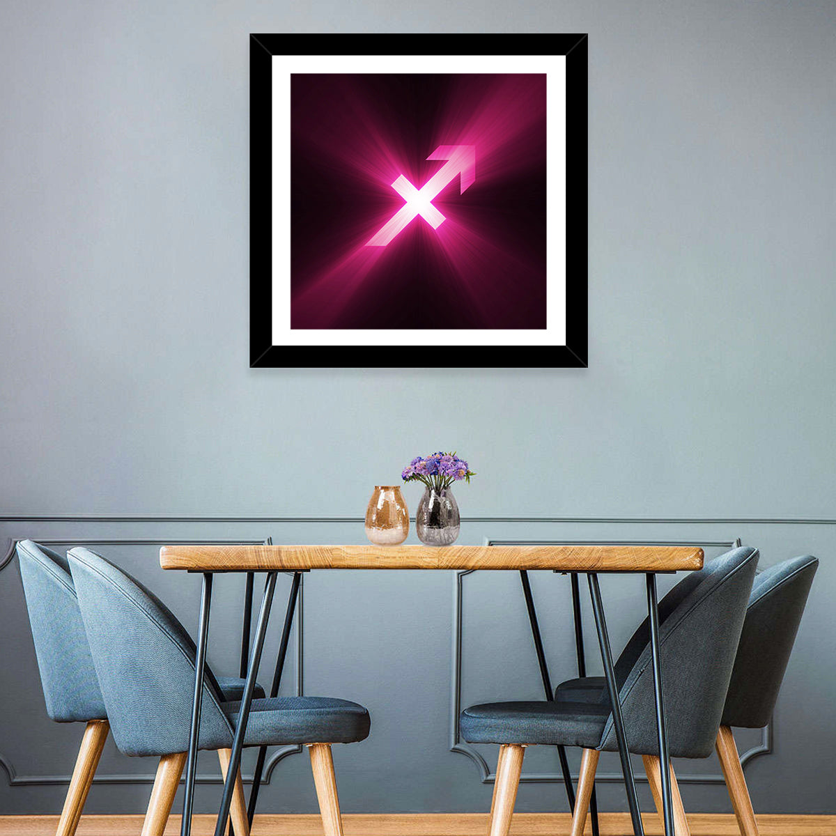 Cosmic Sagittarius Symbol Wall Art