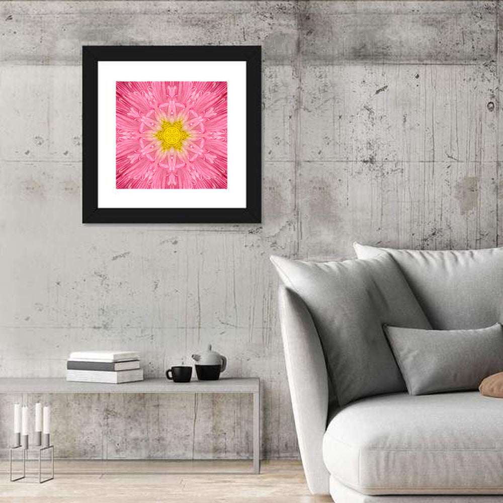 Mandala Floral Pattern Wall Art