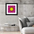 Kaleidoscopic Daisy Mandala Close Up Wall Art