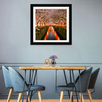 Meguro River Cherry Blossoms Wall Art