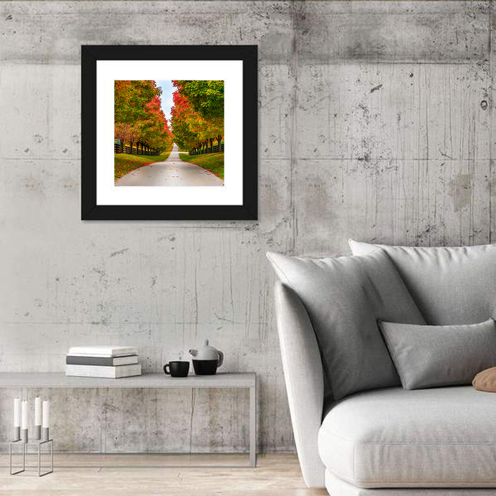 Tree-lined Farm Lane, Kentucky Wall Art