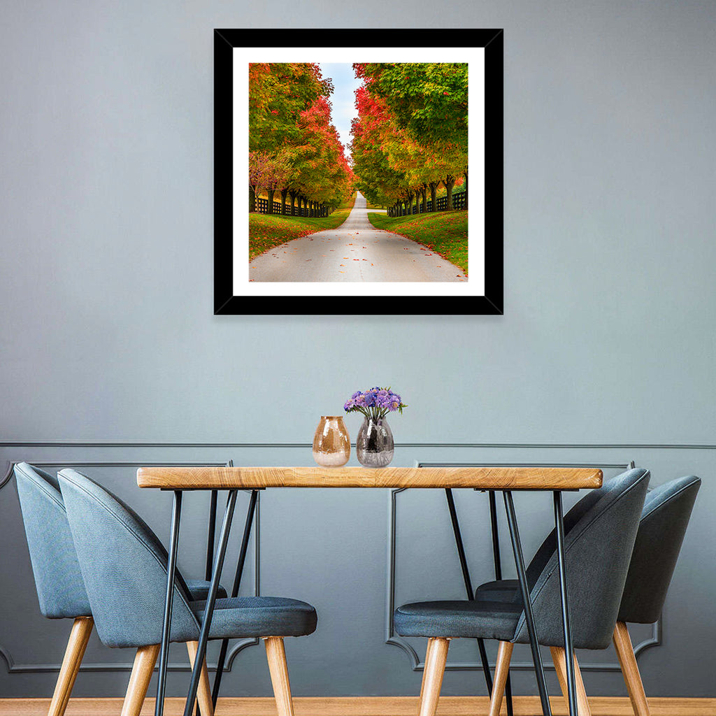 Tree-lined Farm Lane, Kentucky Wall Art