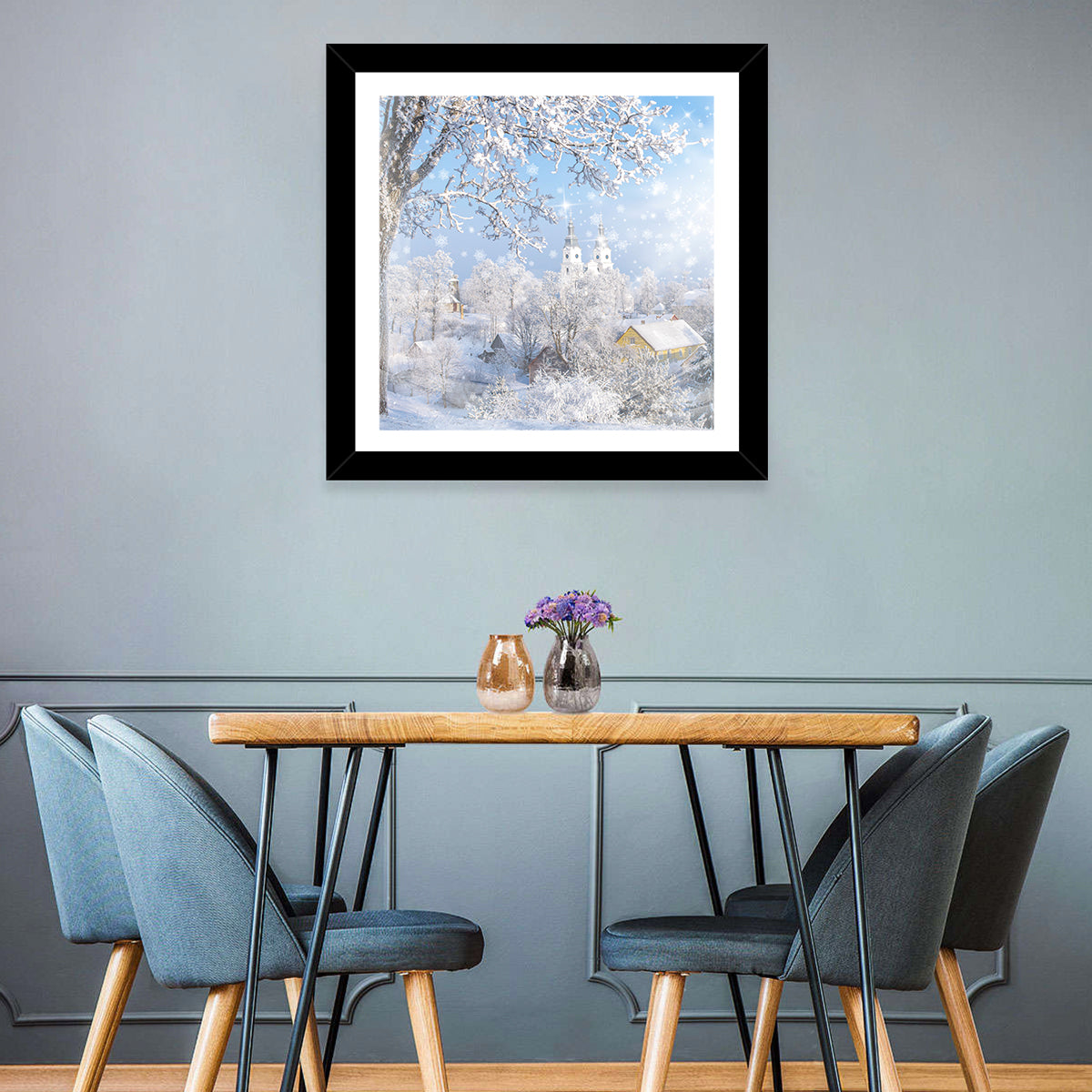 Frosted Village Wall Art