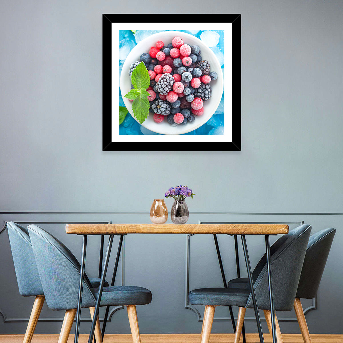 Frozen Berry Bowl Wall Art