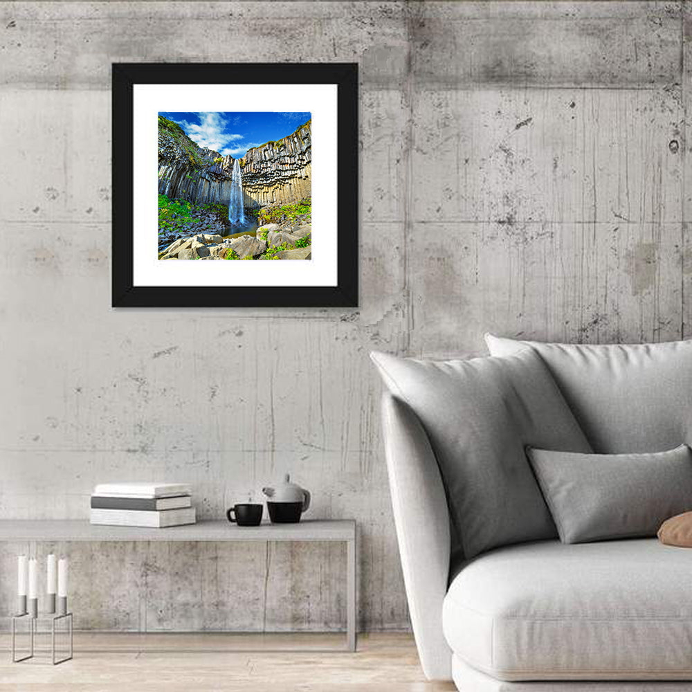 Svartifoss Basalt Falls Wall Art