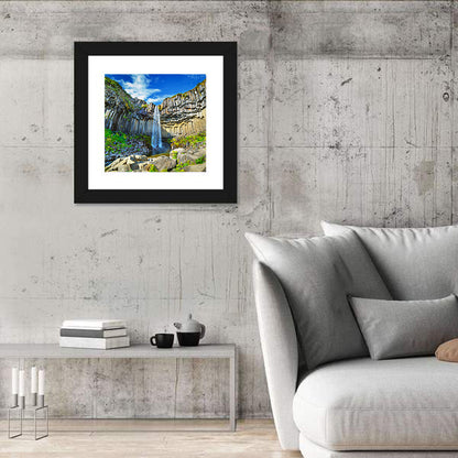 Svartifoss Basalt Falls Wall Art