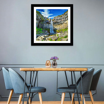 Svartifoss Basalt Falls Wall Art