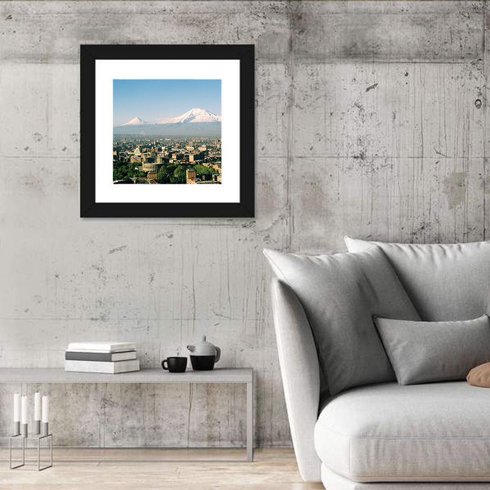 Mount Ararat From Yerevan Wall Art