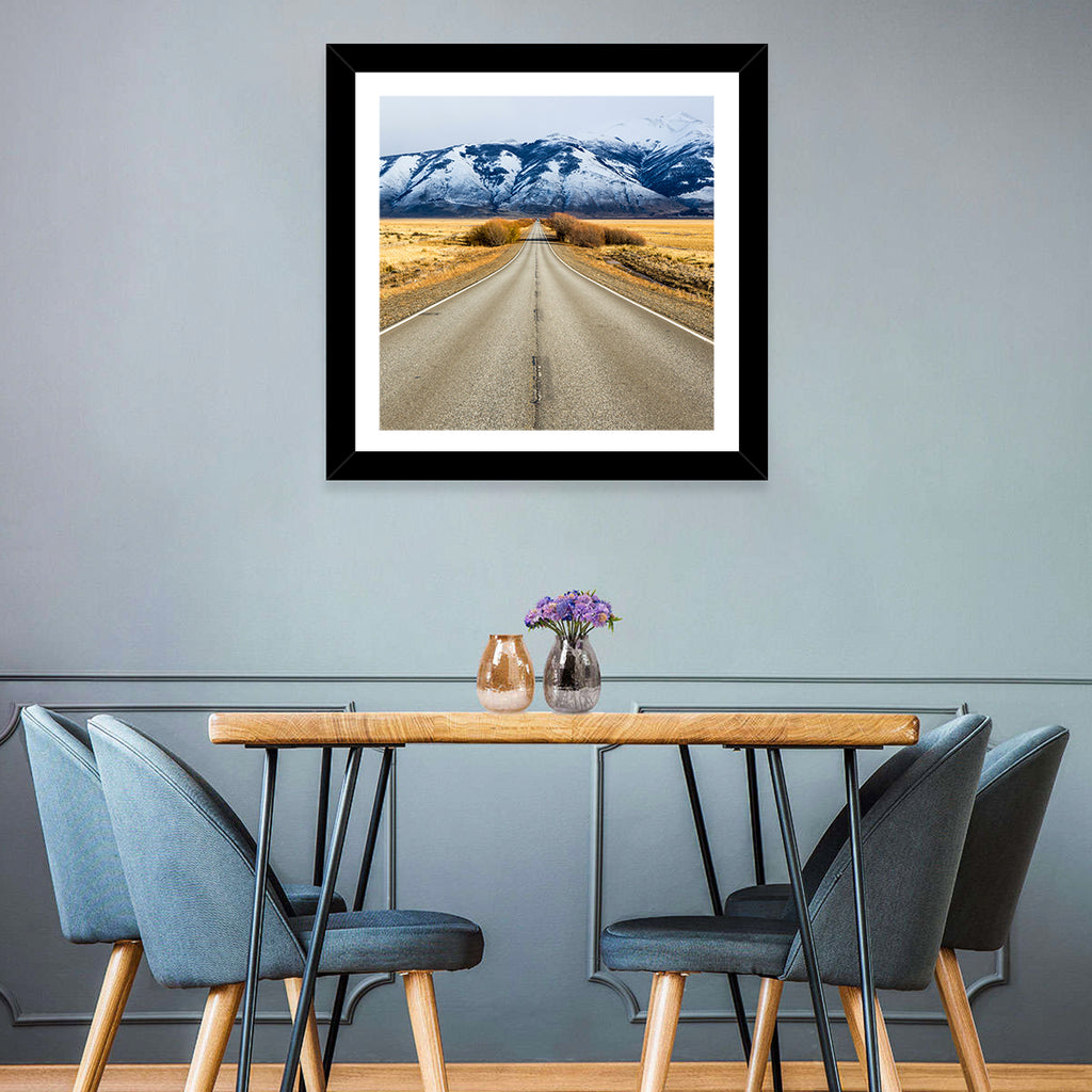 El Calafate Road with Snow Peaks Wall Art
