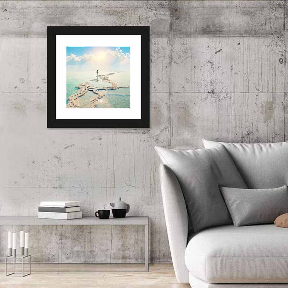 Dead Sea Salt Flats Wall Art