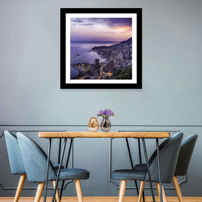 Monte Carlo at Dusk Wall Art